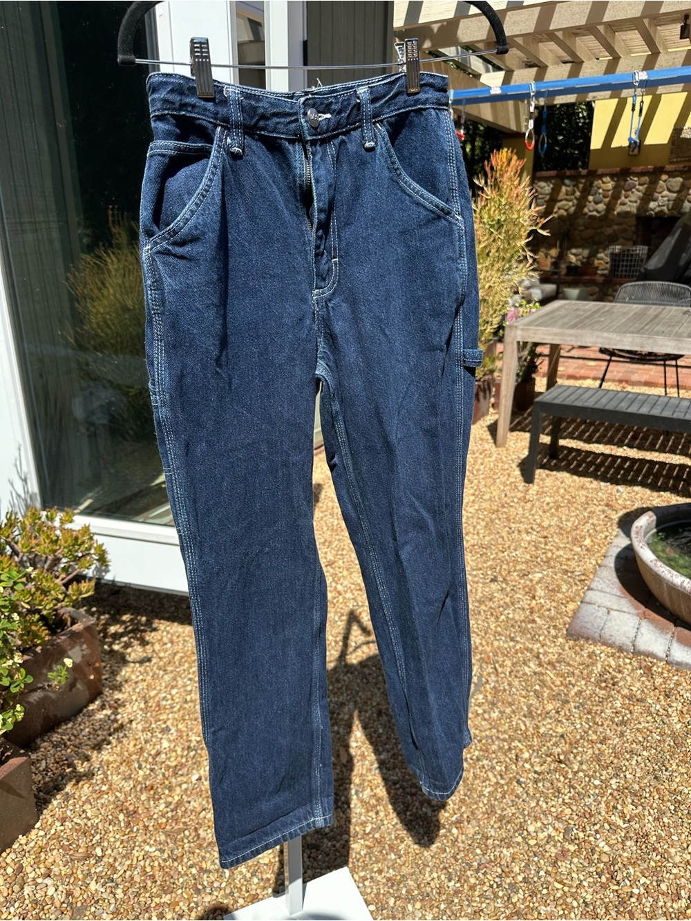 Lee Relaxed Fit Dark Blue Womens Jeans